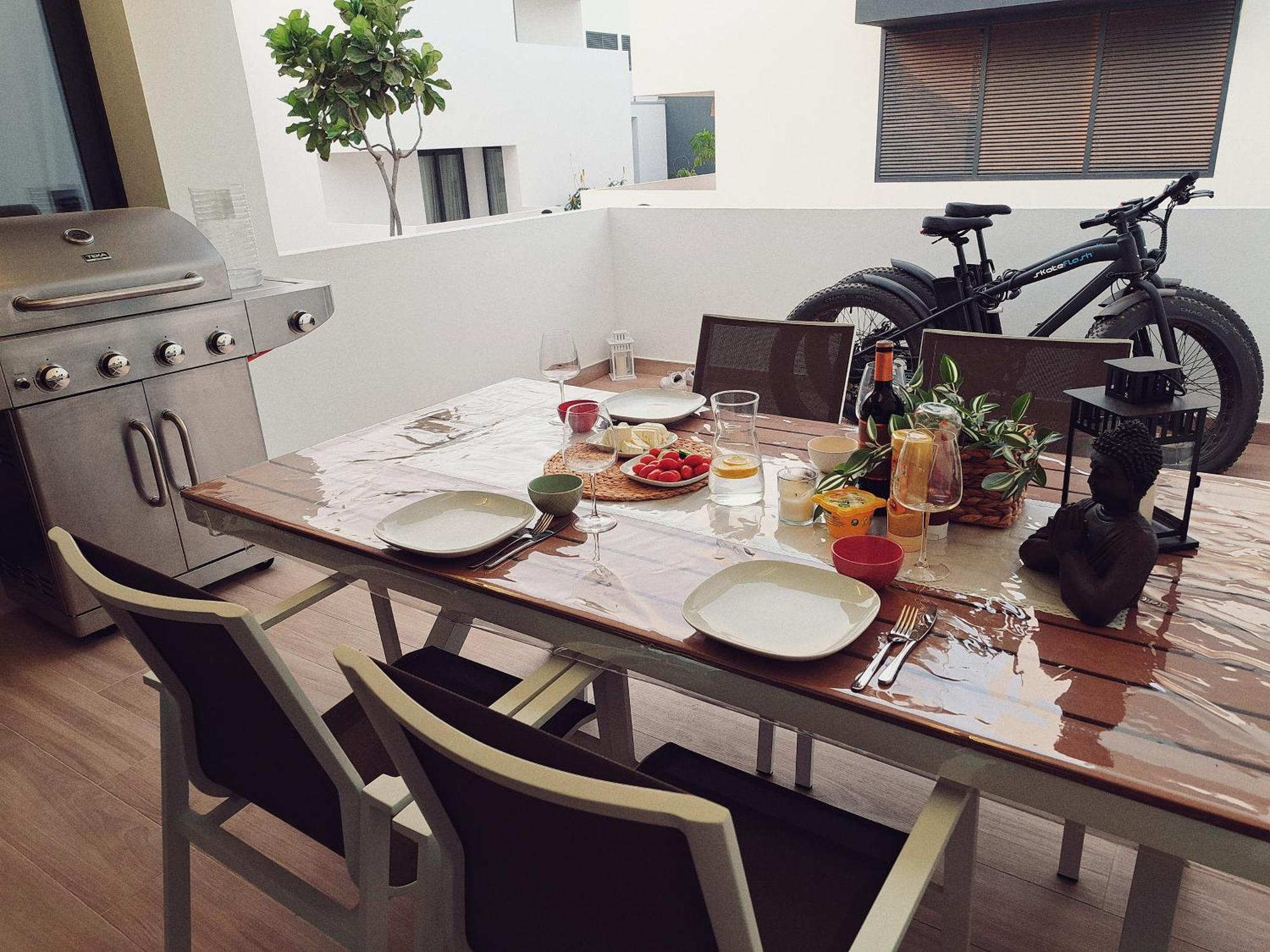 Traumhaftes Apartment La Oliva Kültér fotó